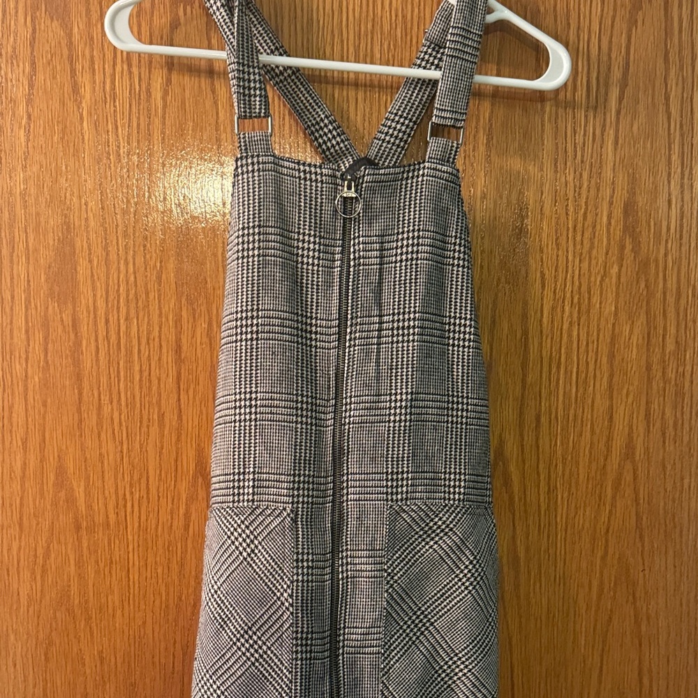 Forever 21 Black and White Plaid Dress
